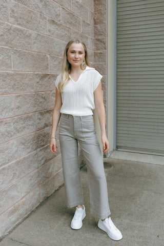Utility Pant, Moonstone *final sale* - The Red Thread Boutique