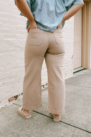Utility Pants, Latte - The Red Thread Boutique