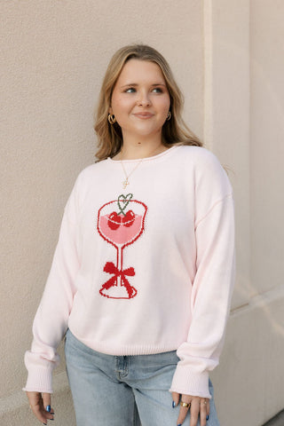 Valentine Martini Sweater - The Red Thread Boutique