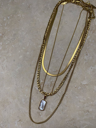 Vanessa Modern Reversible Necklace - The Red Thread Boutique