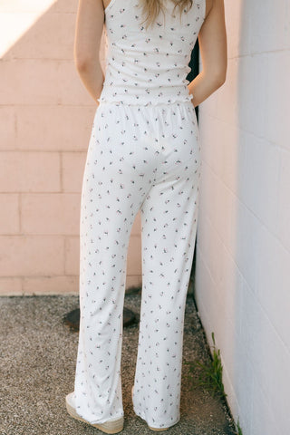 Vintage Ditsy Pants, White Shell by Z Supply *final sale - The Red Thread Boutique