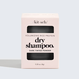 Volumizing Rice Protein Dry Shampoo - Dark Tinted Powder - The Red Thread Boutique