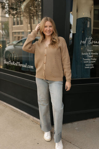 Voyager Cardigan, Desert Tan by Z Supply *final sale - The Red Thread Boutique