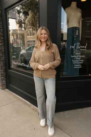 Voyager Cardigan, Desert Tan by Z Supply *final sale - The Red Thread Boutique