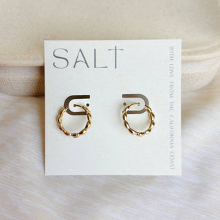 Wavy Hoop Earrings - The Red Thread Boutique