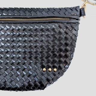 Westlyn Woven Bum Bag, Checkered Blush - The Red Thread Boutique