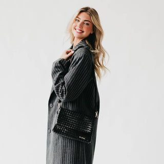 Wrenlee Woven Flap Crossbody: Cream - The Red Thread Boutique