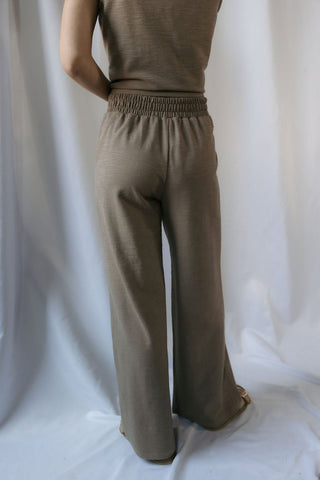 Z Supply Andre Wide Leg Pant, Milk Shake - The Red Thread Boutique