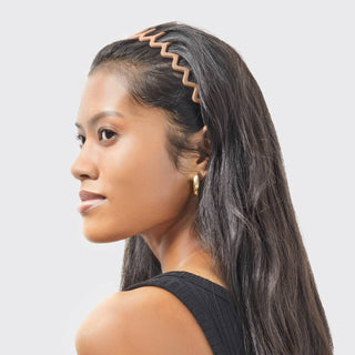 Zig Zag Headband 2pc, Neutral - The Red Thread Boutique