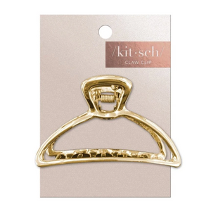 Gold Open Claw Clip - The Red Thread Boutique