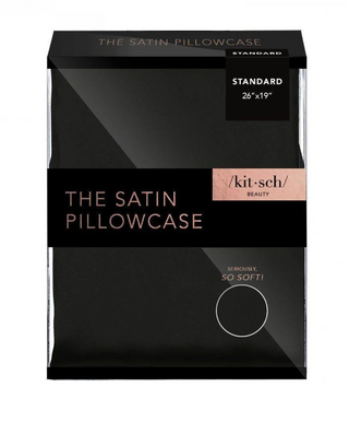 Satin Pillowcase, Black - The Red Thread Boutique