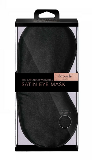 Satin Lavender Weighted Eye Mask