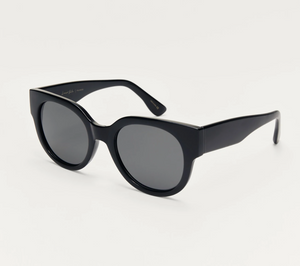 Z Supply Sunglasses - Lunch Date, Polished Black
