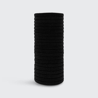 Eco - Friendly Nylon Elastics 20pc set - Black - The Red Thread Boutique