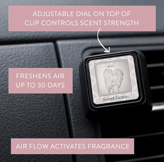 Sweet Grace Auto Vent Clip - The Red Thread Boutique